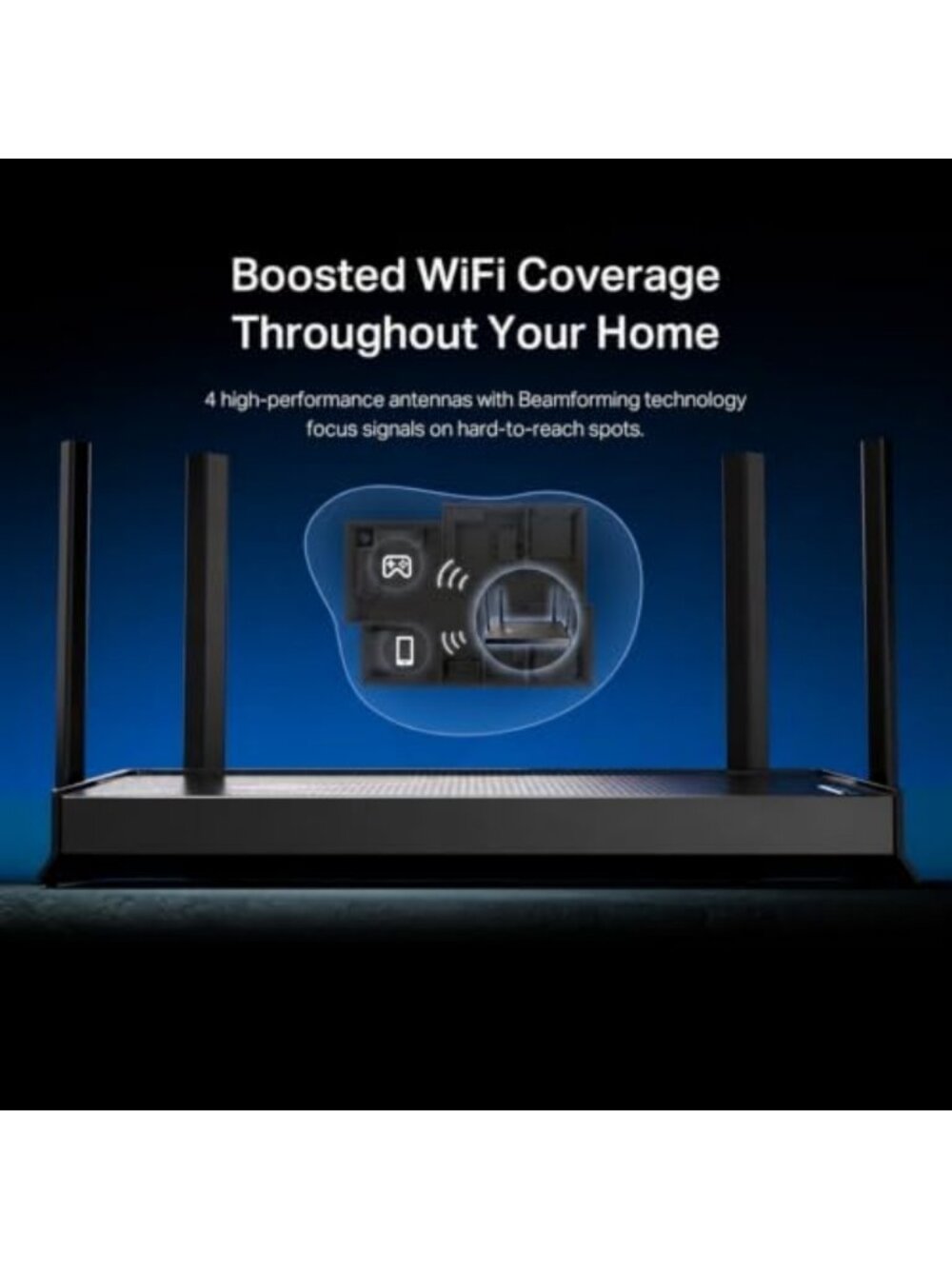 Dual-Band Wi-Fi 7 Router, High-Speed Internet, Easy Setup, Smart Home Ready - Picture 6 of 6